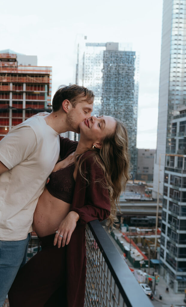 NYC In-Home Maternity Session // Sydney + Damjan