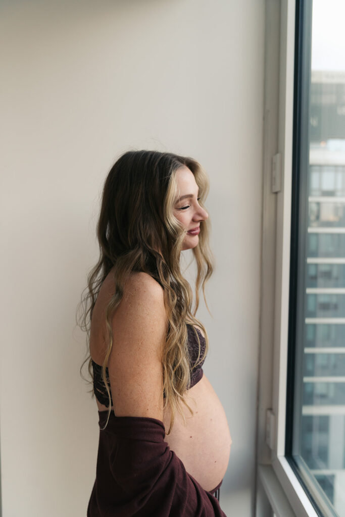 NYC In-Home Maternity Session // Sydney + Damjan