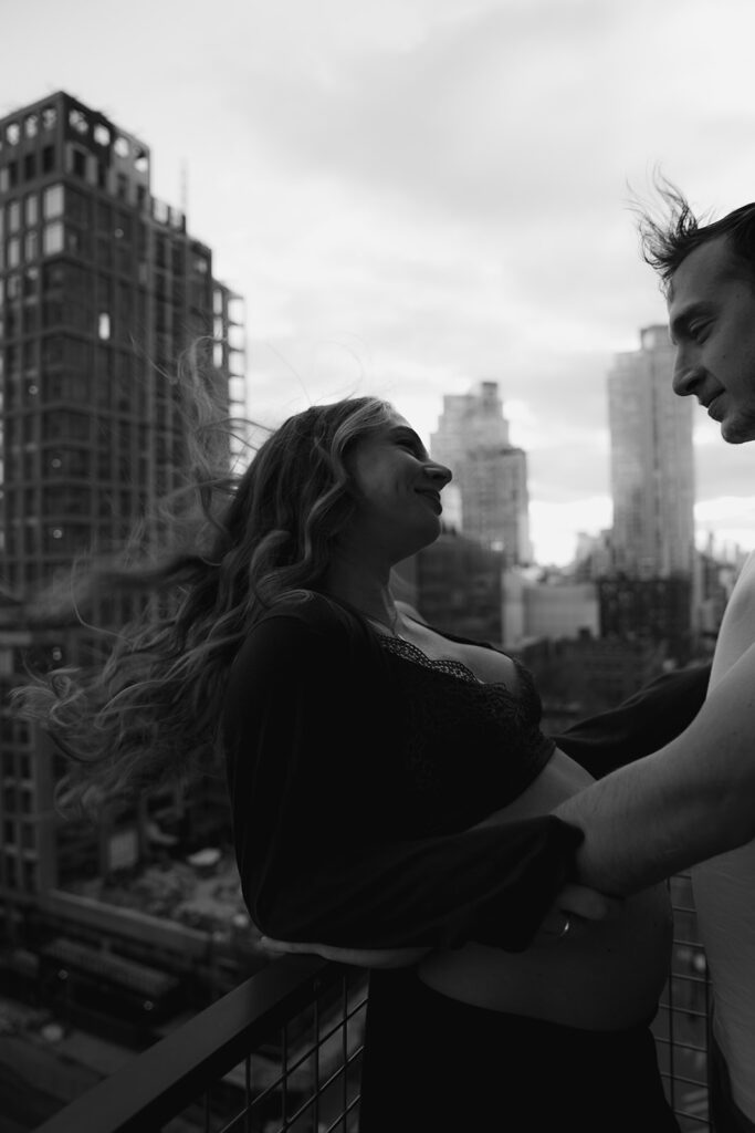 NYC In-Home Maternity Session // Sydney + Damjan